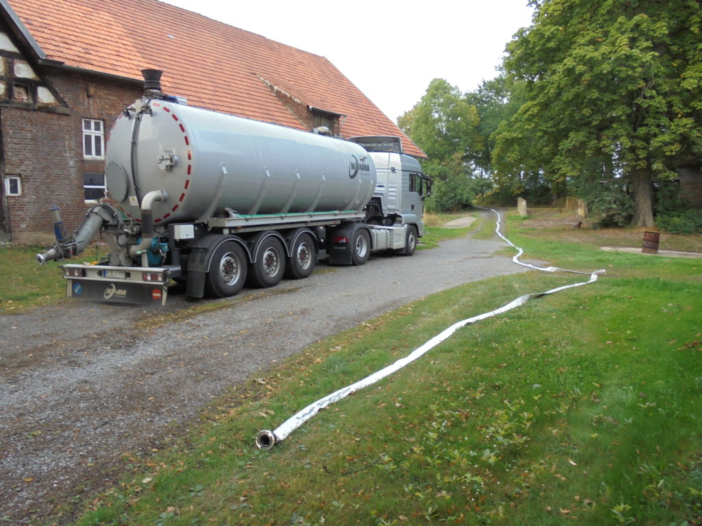 Übung Löschwasserförderung über Lange Wegstrecken – Feuerwehr Hüllhorst